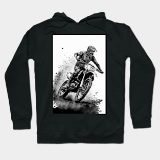 Dirt bike drawing style Hoodie